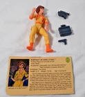 Vintage April O'Neil Figure w/Card, Briefcase, Camera & Gun 1988 Playmates TMNT
