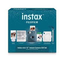 FUJIFILM INSTAX MINI 12 Instant Film Camera  Stormy Blue Gift Set  25ct Film