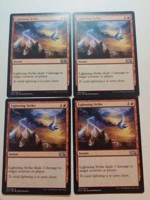 Lightning Strike x 4 Core Set 2015 (M15) Regular MTG 