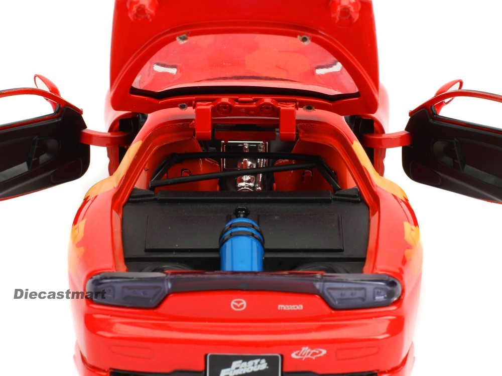 Fast & Furious Orange Julius's Mazda RX-7 by Jada 1:24 Diecast Car