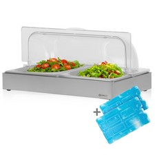 Kühl Servierplatte Kühltablett Thermotablett Buffetplatte eckig Mahlzeit