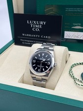 Rolex Explorer 36mm Black Dial 124270 2025 – Full Set, Box & Papers Oyster