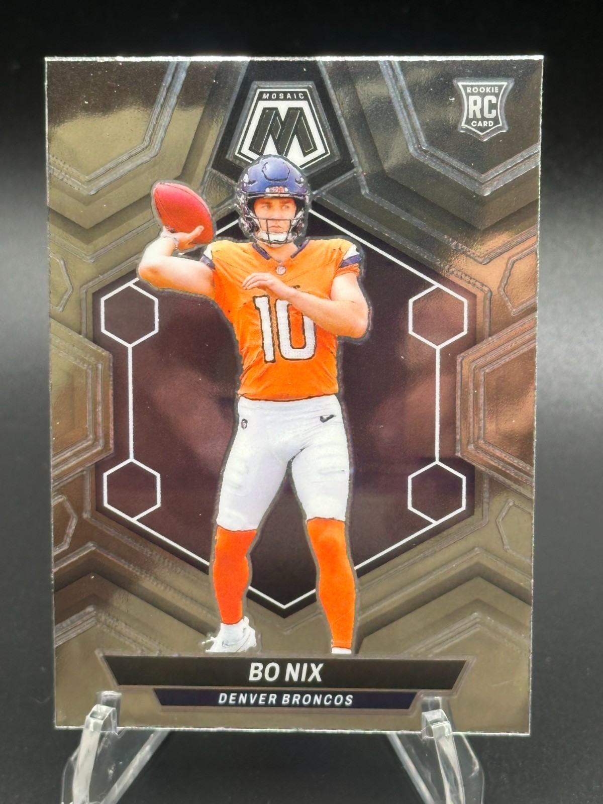 2024 Panini Mosaic - Rookies Bo Nix #312 (RC)