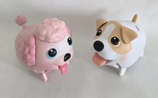 Spin Master Chubby Puppies, Pink Poodle Brown/White Jack Russell, Not Working