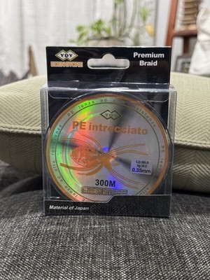 Super Strength 100% Pe Black Braided Fishing Line 328Yards 4-66Lb  Zero Stretch