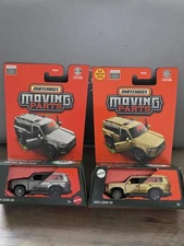 Matchbox Moving Parts Lot of (2) 2024 Lexus GX In Gray & Tan New!!!!! 🔥🔥🔥🔥🔥