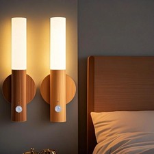 Rechargeable LED Induction Night Light Motion Sensor Closet Wall Lamp Indoor UK
