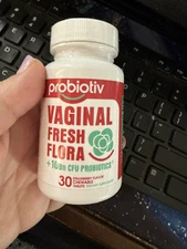 Probiotiv Chewable Female Vaginal Probiotics 10 Billion CFU + Prebiotic