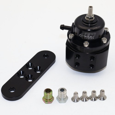 #ad 25 302BK Fuel Pressure Black Regulator Universal Anodized Adjustable $66.79