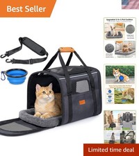 Luxury Dual-Sided Pet Carrier for Cats  Small Dogs - Ultimate Travel Comfort