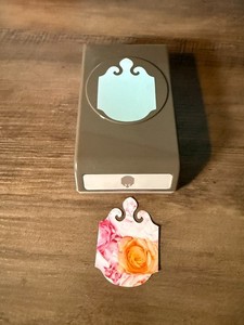 Stampin Up Paper Craft Punch ~ Elegant Tag Punch