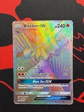 Pokemon Blaziken GX 170/168 Celestial Storm Rainbow Rare Secret Rare Card