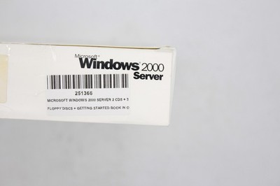 Microsoft Windows 2000 Server Operating System OS with Original