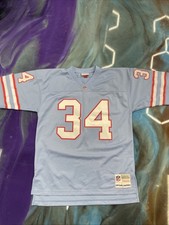 MITCHELL & NESS NFL HOUSTON OILERS EARL CAMPBELL AUTHENTIC JERSEY SIZE L 44
