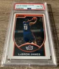 LeBron James - 2007 Bowman Chrome Card NM MT 8 #23 Cavs/Lakers MVP HOF (PSA 8)