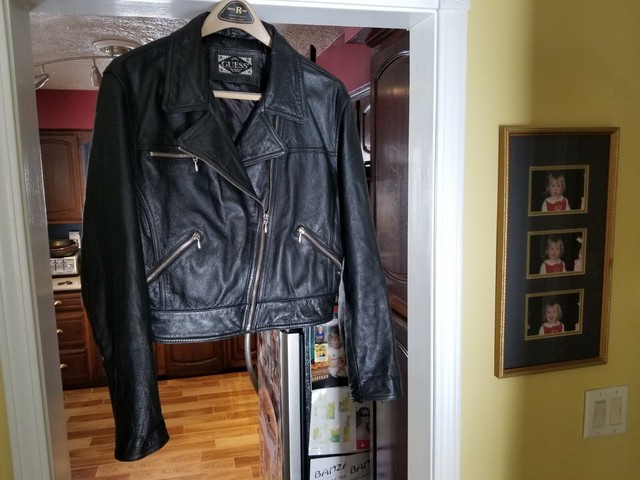guess leather jacket wilson leather
