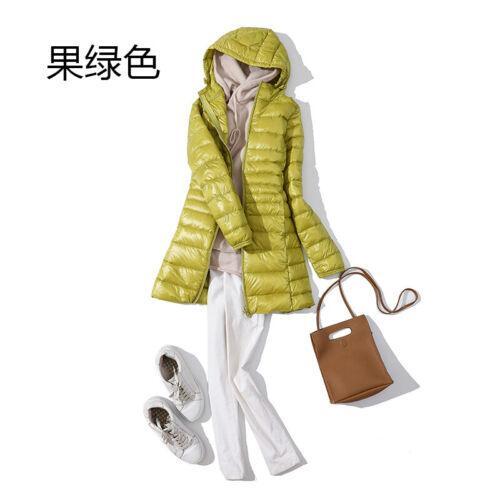 Damen Freizeit Kapuzenjacke Winter Reißverschluss Puffer warm schmale Passform Daunenmantel Übergröße - Bild 23 von 24