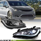 2P For 2017-2020 Chrysler Pacifica Led Drl Halogen Headlights Headlamps Lh Rh (For: Chrysler Pacifica)