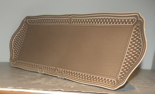 NEW Oblong Serving Tray , Pont Aux Choux Taupe GIEN - Picture 3 of 3