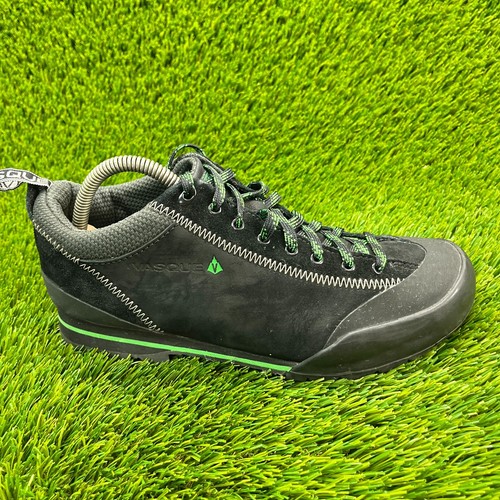 Vasque Grand Traverse Womens Size 9.5M Black Green Athletic Hiking Shoes Sneaker