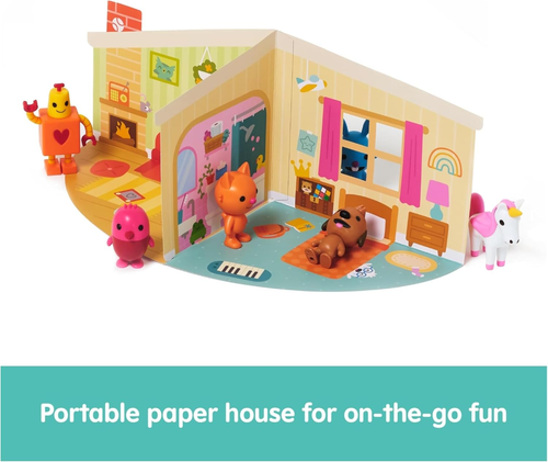 Sago Mini Figurine Pack with 6 Toy Figures and Folding Playhouse New Toy Gift - Picture 4 of 9