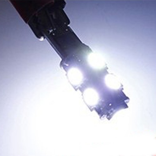 2x BOMBILLAS 9 LED SMD CANBUS SUPER BLANCO T10 W5W MATRICULA INTERIOR POSICION - Imagen 2 de 9