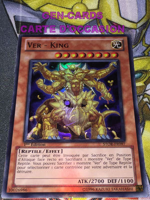 Yu Gi Oh WURM KARTE - KING STOR-FR097 1.Auflage