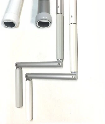 GEIGER Manivela manivela barra persiana interior semicircular tubo perfil clips 100 - 150