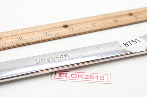 Snap-on Tools VO3234 SAE 1" x 1-1/16" Double Open End Wrench Chrome USA - Picture 3 of 8