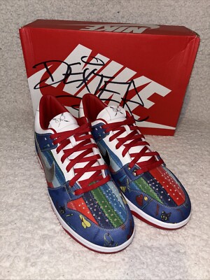 Size 11.5 Dunks Custom by Dexter The Creator Childs Play  Chuckies 
