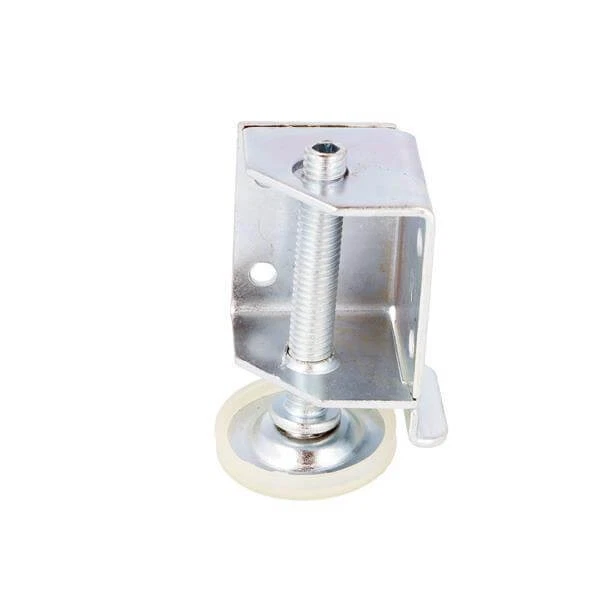 Möbelfuß Metall Eck Sockelfüße Verstellfuß M8x60 Gewinde Fuß verstellbar Eckfuß - Bild 3 von 4