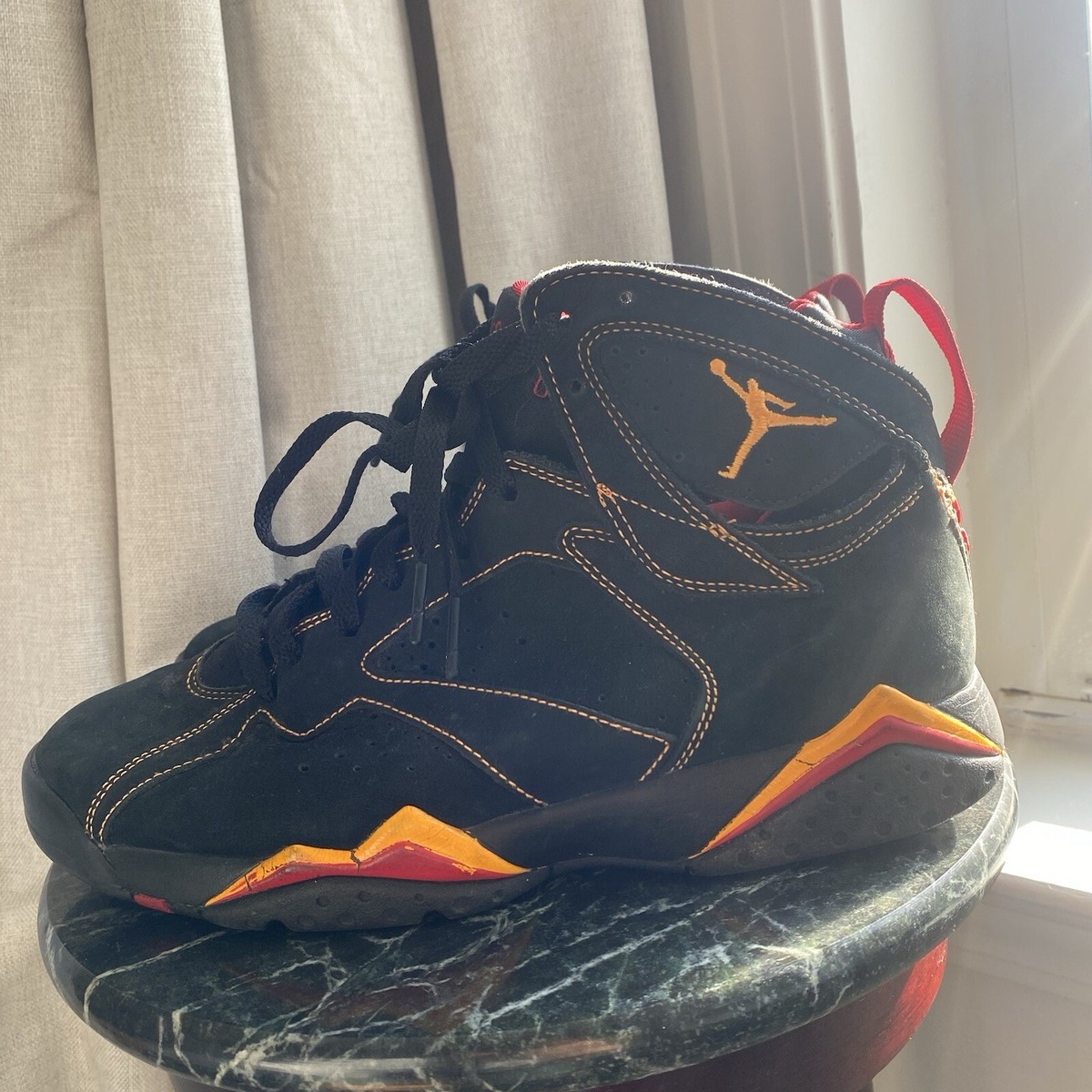 Jordan 7 Citrus 2006 Men's Size 8 Nike Air Jordan VII Retro Black