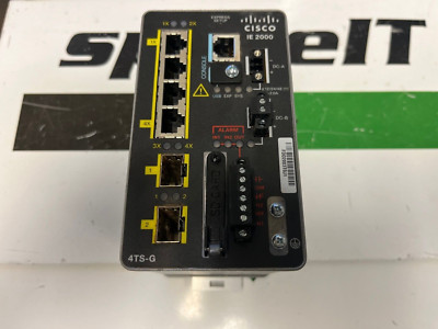 Cisco IE-2000-4TS-G-L V01 Industrial Ethernet Switch 2x Gigabit SFP 10/100 Port