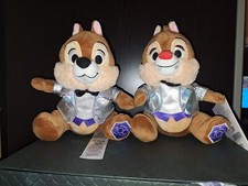 Disney 100 Years Of Wonder Chip  Dale Plush 7  Plush Silver Tuxedos