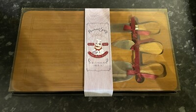 Monsieur Gasto neues Käsebrett und Messer-Set 