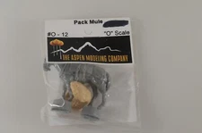 Aspen Modelling O Scale Unpainted Resin Pack Mule - O-12