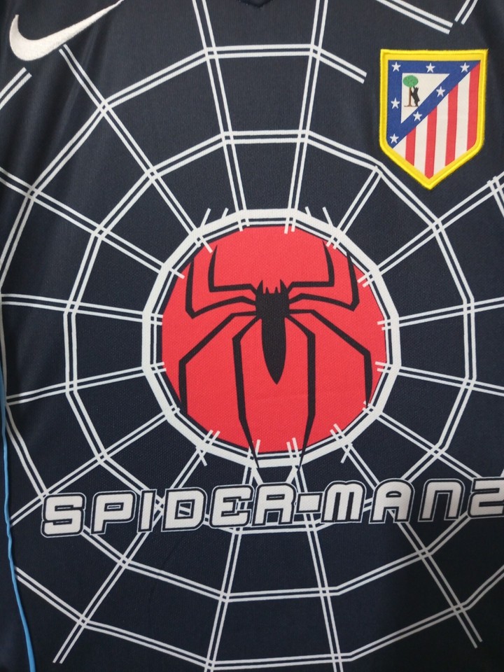 *RARE* Mens Atlético Madrid Fernando Torres 2004 Spider man Soccer