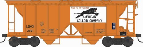 Tolva cubierta Bowser 43241 escala HO American Colloid Company Blt 3-49 H34 #3101 | Zustand: New