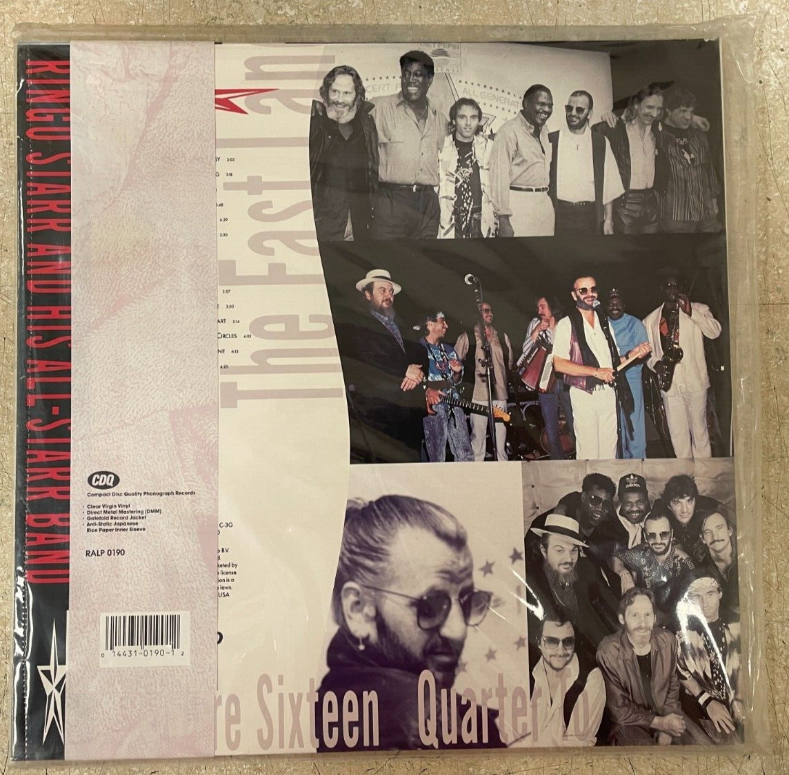 Ringo Starr His All Starr Band LP 1990 Vinyl Sealed low ltd