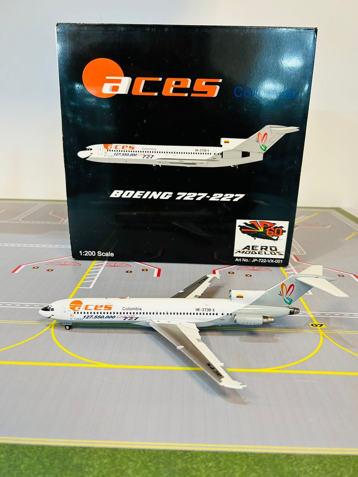 Aces  Alianza summa Boeing 727-200 1 :200 scale diecast  -Infligth-200 Jp60
