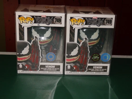 Funko Pop! Marvel: Winged Venom #749 GITD Chase + PIAB EXC + Pop Protector!!