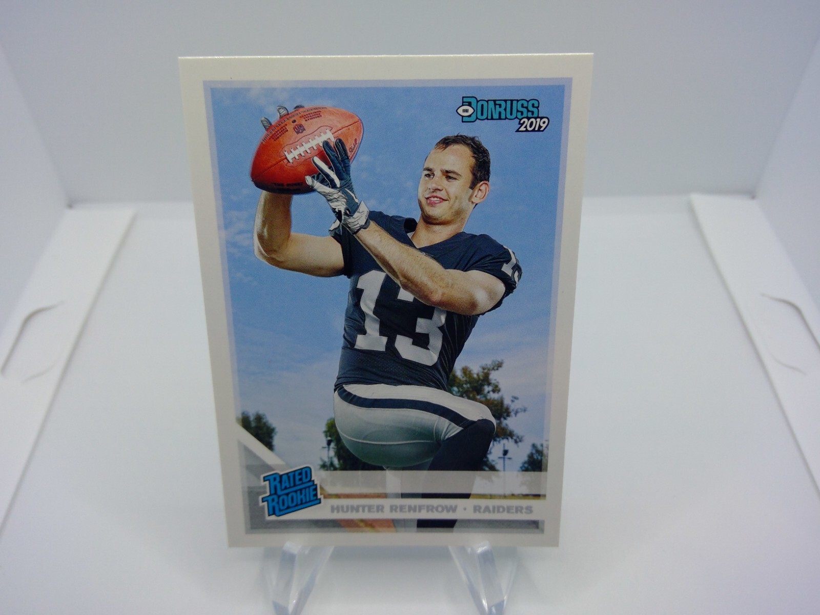 2019 Panini Donruss Hunter Renfrow Rated Rookie Raiders #340