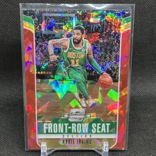 2018 Panini Contenders Optic Front Row Seat Prizms Red Cracked Ice Kyrie Irving
