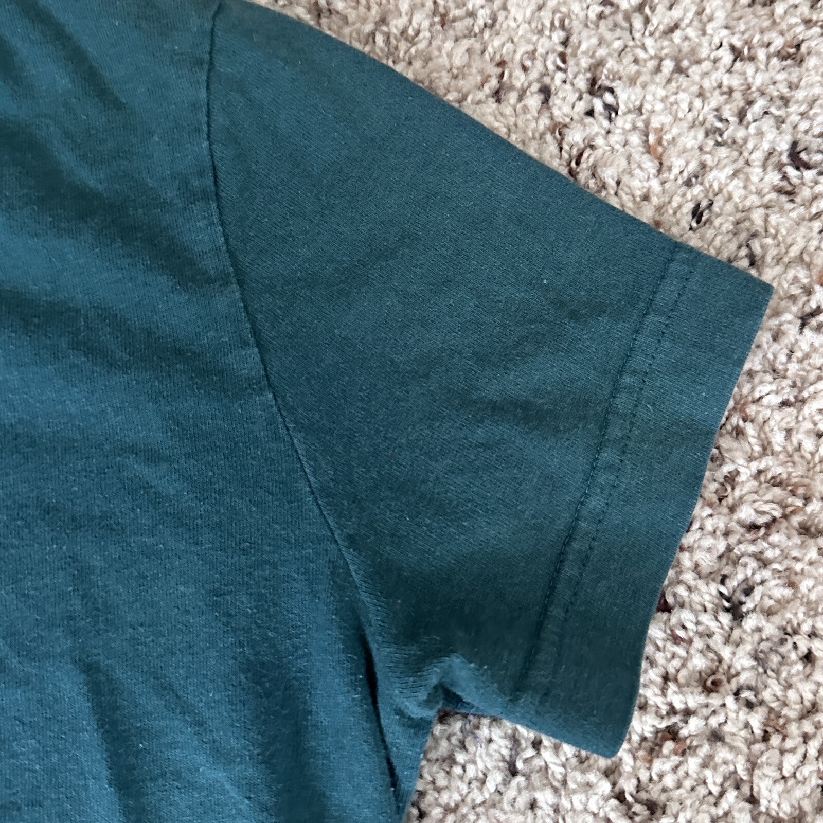 Vintage Y2K Philadelphia Eagles Green Glitter Baby Tee NFL TShirt Size