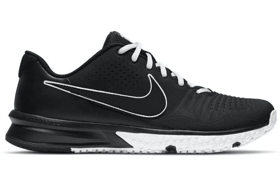 Nike Alpha Huarache Varsity 3 Turf Black White for Sale