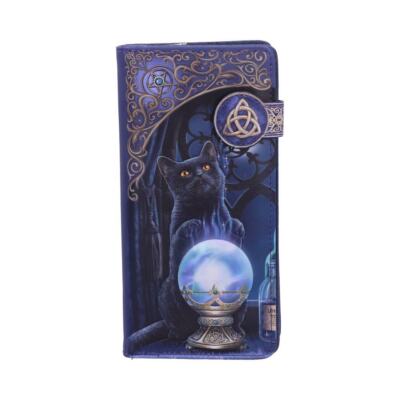 The Witches Apprentice Cat Crystal Ball Purse Embossed 18.5cm