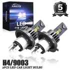 9003 H4 LED Headlight Bulbs Kit Hi/Lo Beam Super Bright White 10000W 1000000LM