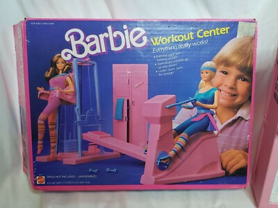 Vintage 1983 Great Shape Barbie And Workout Center As Is Vintage 1983 Great Shape Barbie And Workout Center As Is