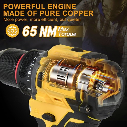 For Dewalt DCB205 20V Cordless Li-Ion 3/8 inch Compact Drill Driver - Bare Tool - Picture 9 of 13