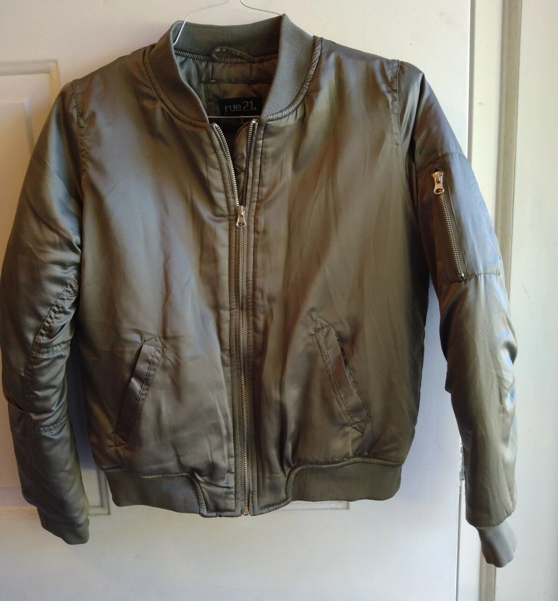 Rue 21 olive green jacket clearance